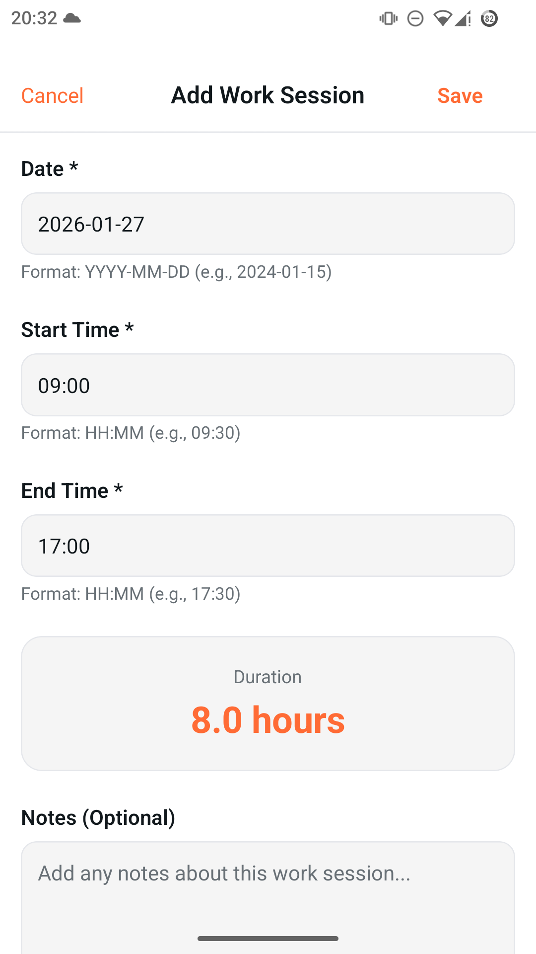 Add Session